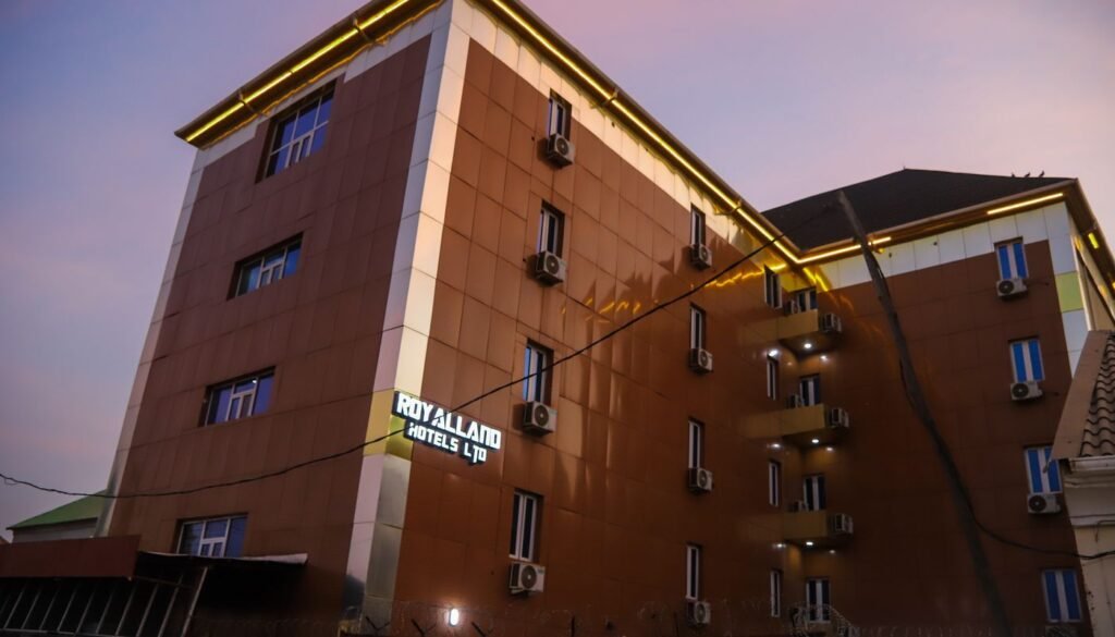 FreshLand Hotels exterior evening view